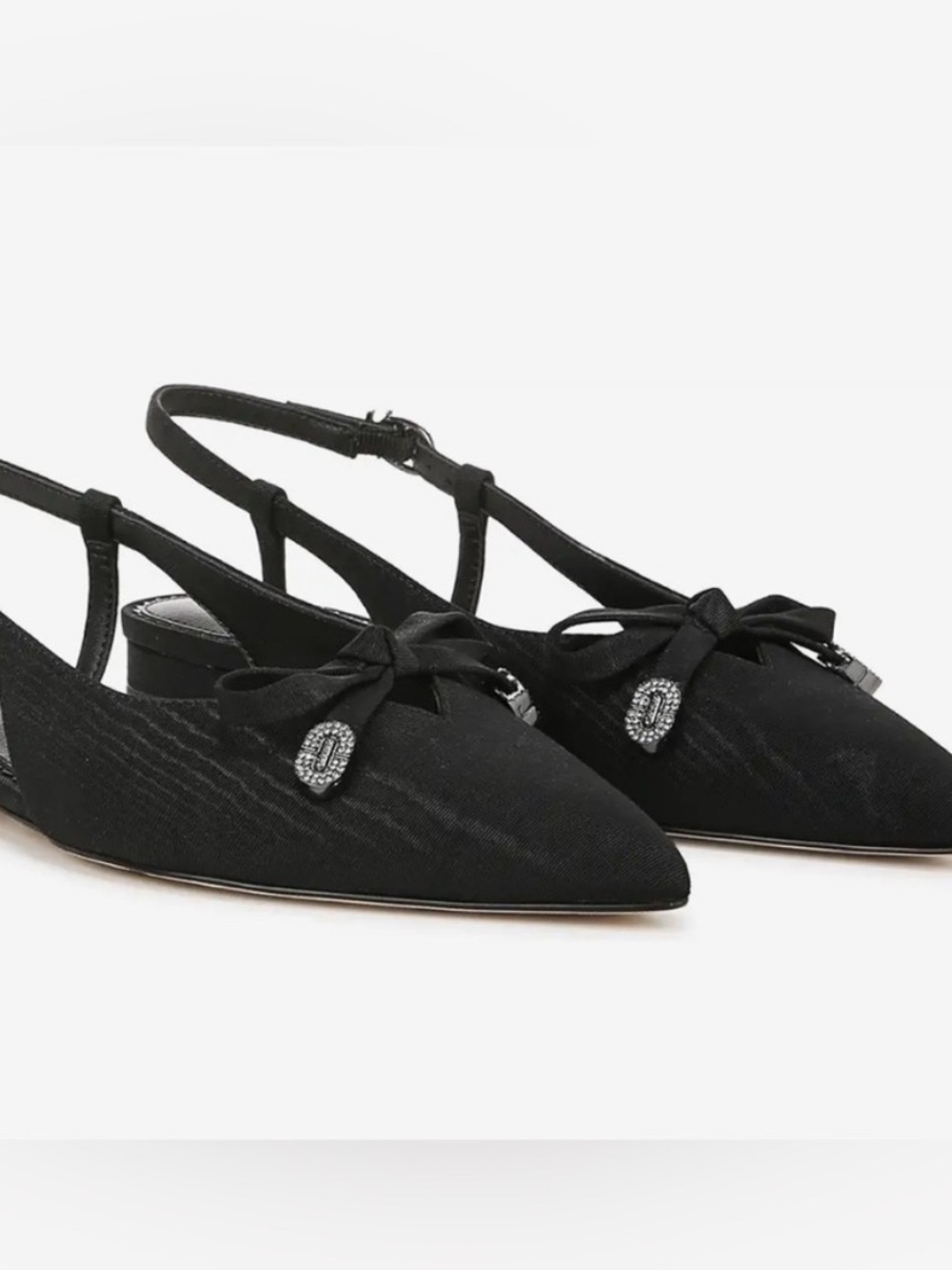 Circus by Sam Edelman Black Flats with Bow Detail